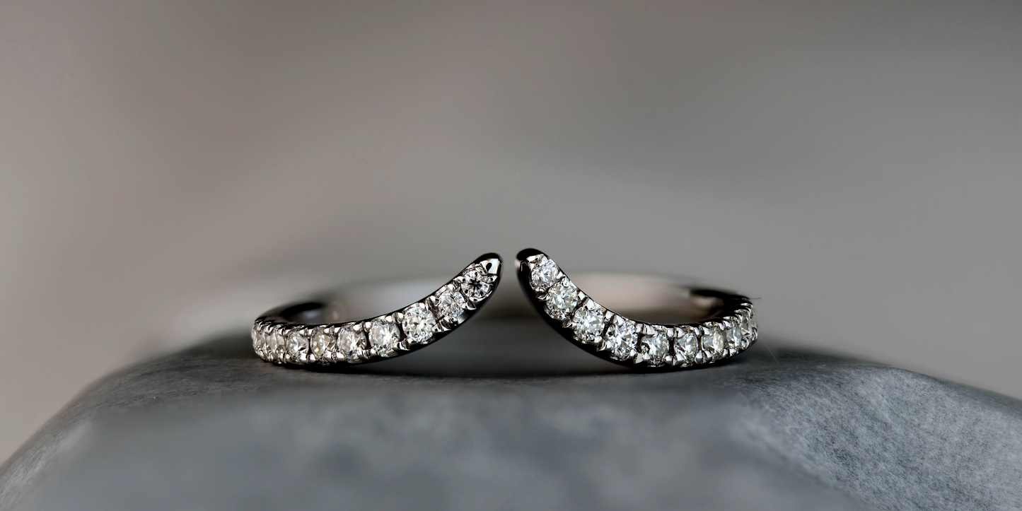 Grace Curved Open End Wedding Band